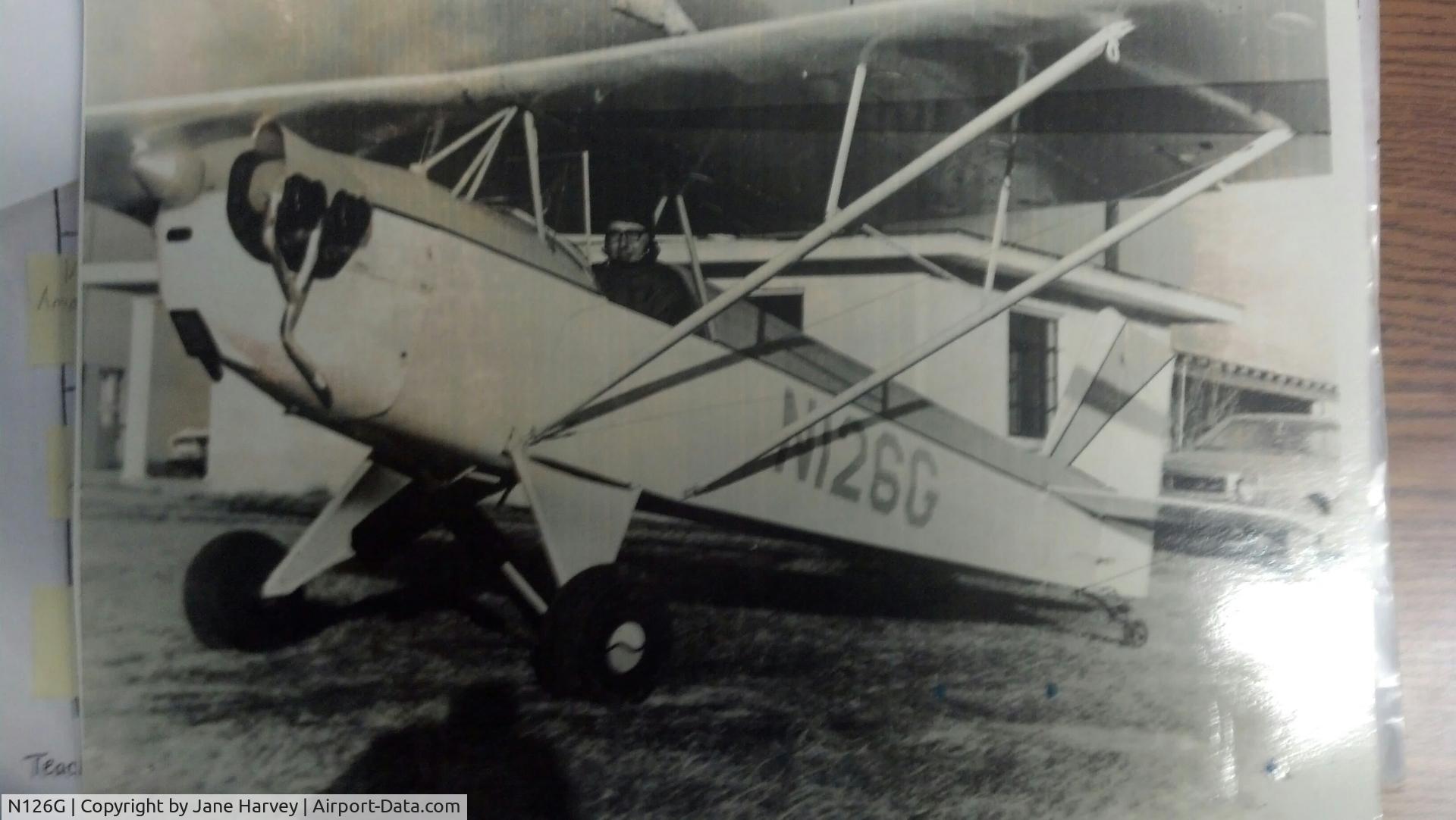 N126G, 1964 Corben Baby Ace Model D C/N WOG-3, This was taken in the early spring of 1969.