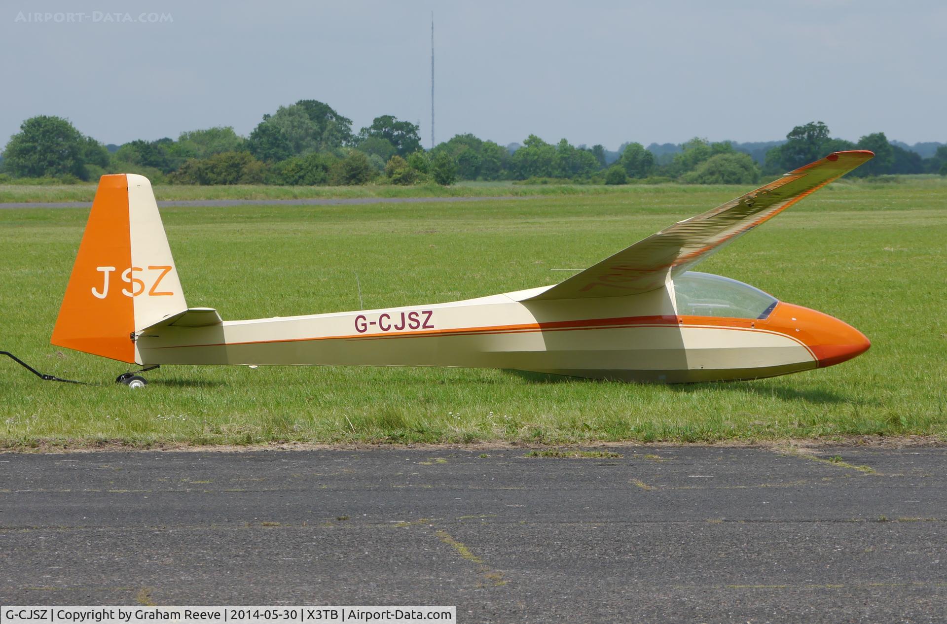 G-CJSZ, 1975 Schleicher ASK-18 C/N 18012, Parked at Tibenham.
