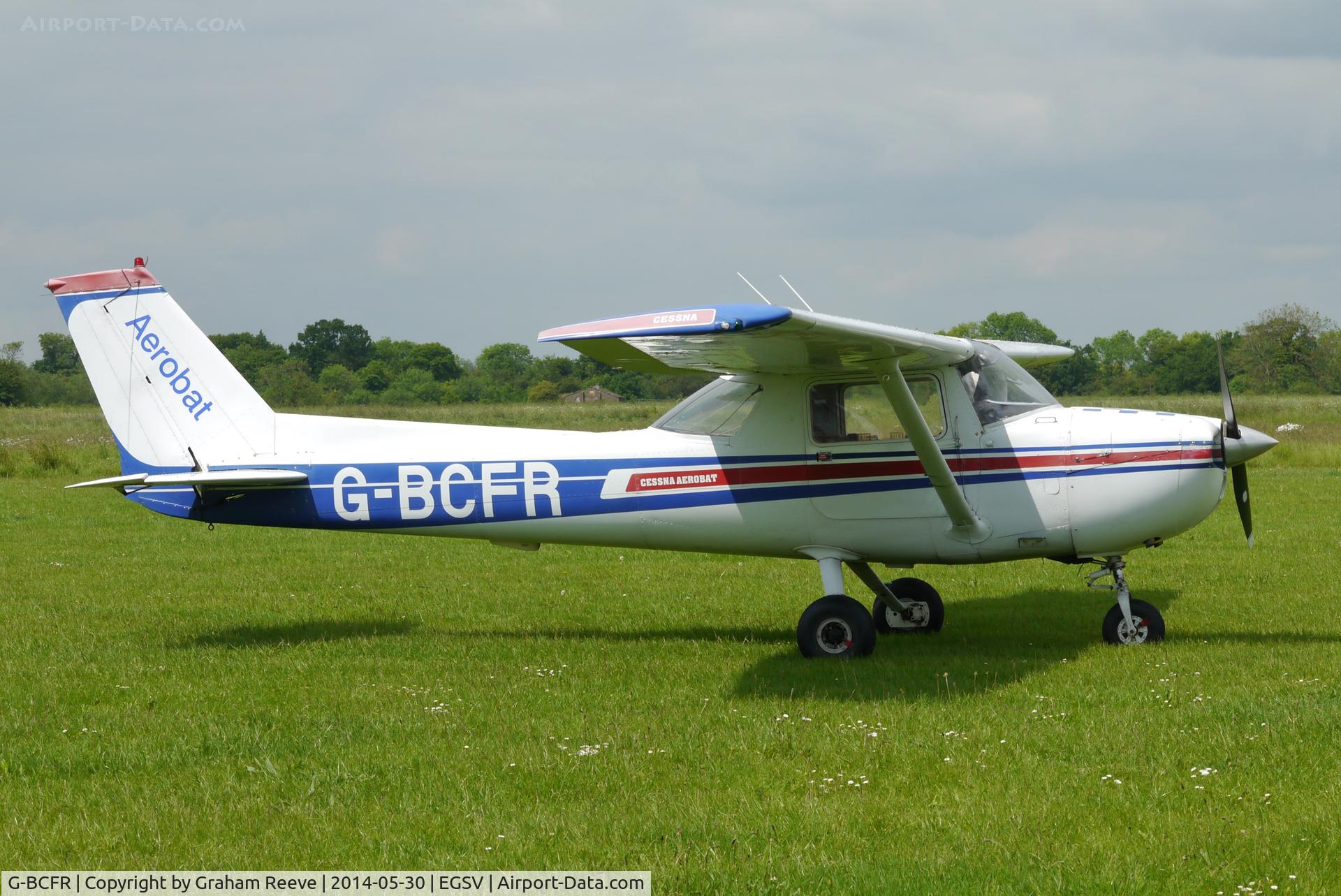 G-BCFR, 1974 Reims FRA150L Aerobat C/N 0244, Parked at Old Buckenham.