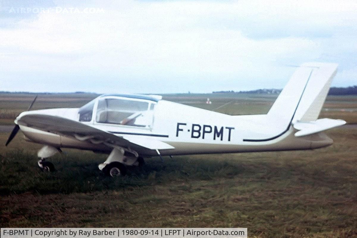F-BPMT, Socata MS-880B Rallye Club C/N 1201, Socata MS.880B Rallye [1201] Pontoise~F 14/09/1980. From a slide.