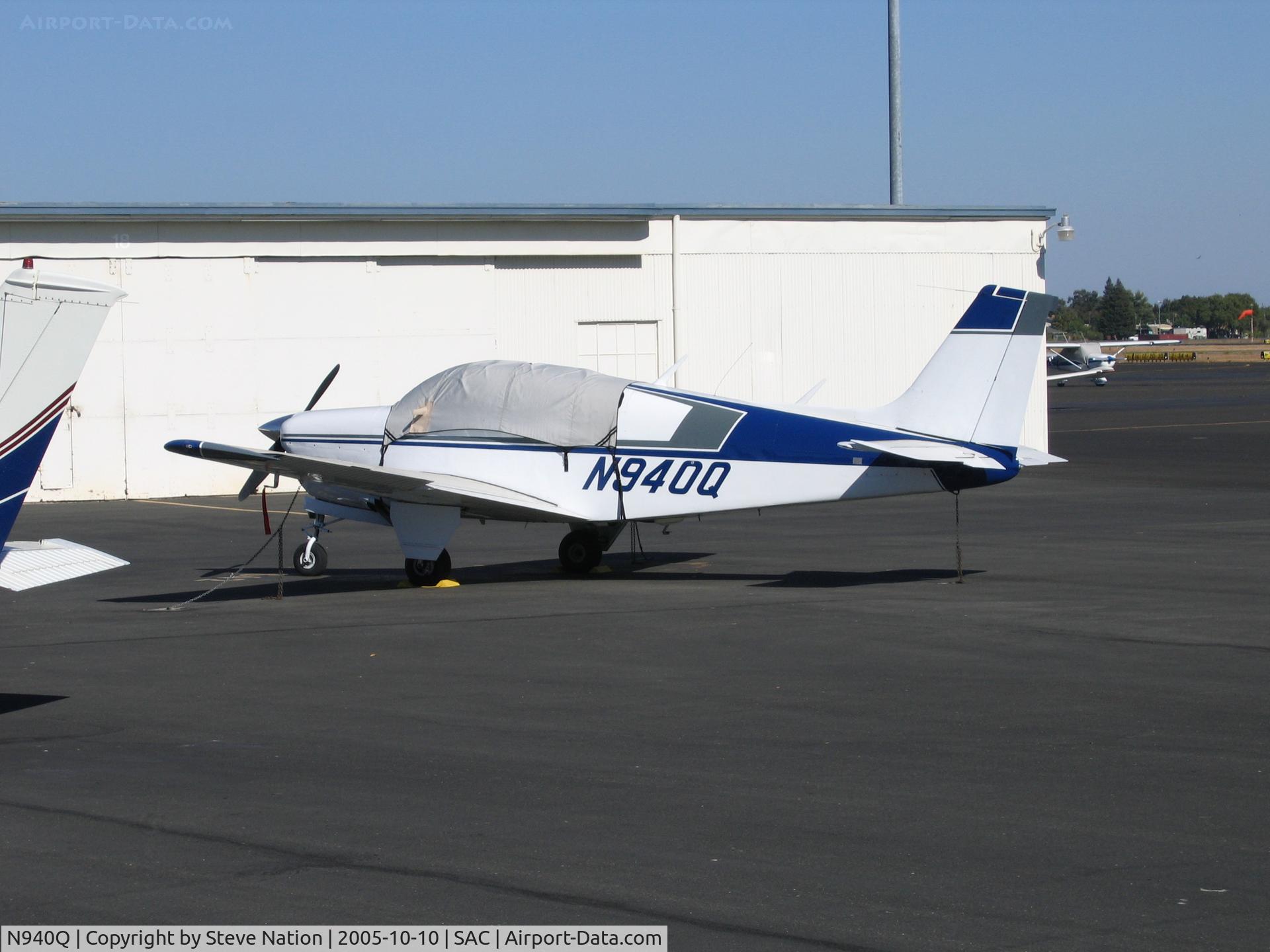 N940Q, 1961 Beech 35-B33 Debonair C/N CD-398, Carter Flygare 1961 Beech 35-B33 at Sacramento Executive Airport, CA