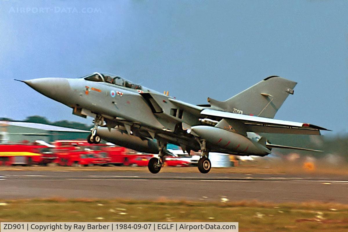 ZD901, 1984 Panavia Tornado F.2 C/N 356/AT003/3164, BAe/Panavia Tornado F.2T [AT003] (Royal Air Force) Farnborough~G 07/09/1984