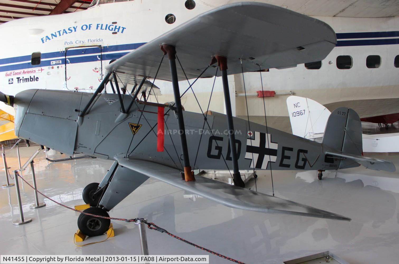 N41455, 1939 Bucker Bu-131 Jungmann C/N 78, Bucker BU-131 Jungmann
