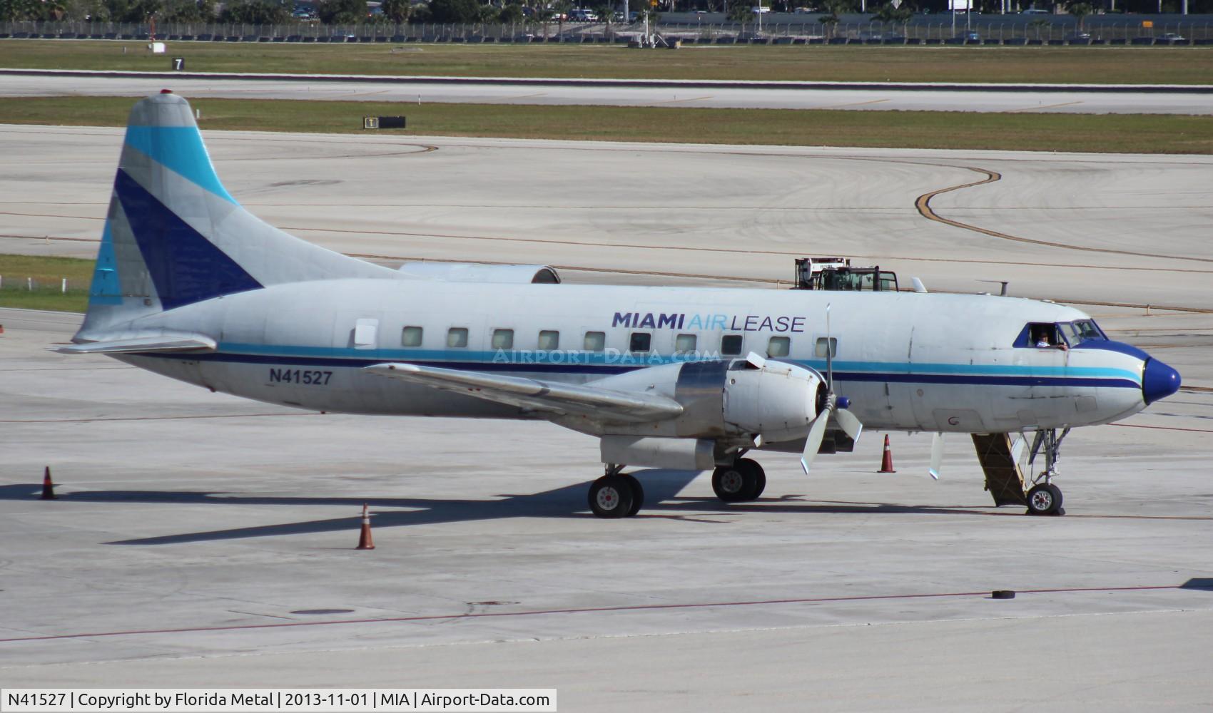 N41527, 1956 Convair 440 Metropolitan C/N 346, Miami Sky Lease Convair 440
