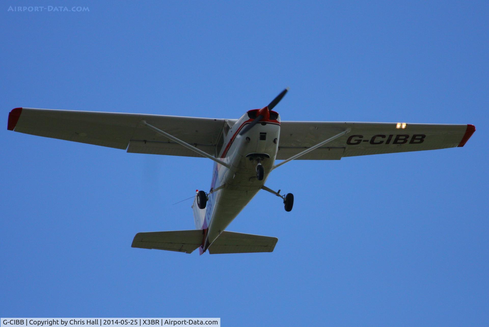 G-CIBB, 1966 Reims F172H Skyhawk C/N 324, visitor at the Cold War Jets Open Day 2014