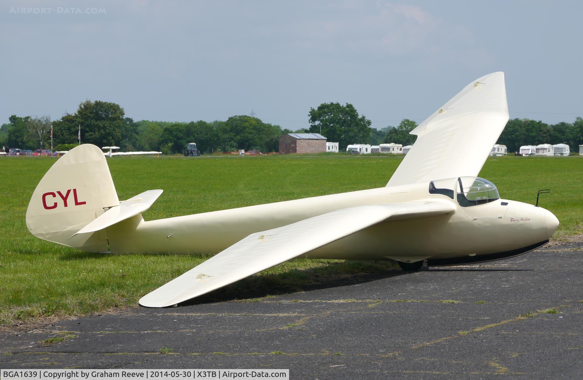 BGA1639, Schempp-Hirth Goppingen Go 3 Minimoa C/N 378, Parked at Tibenham,