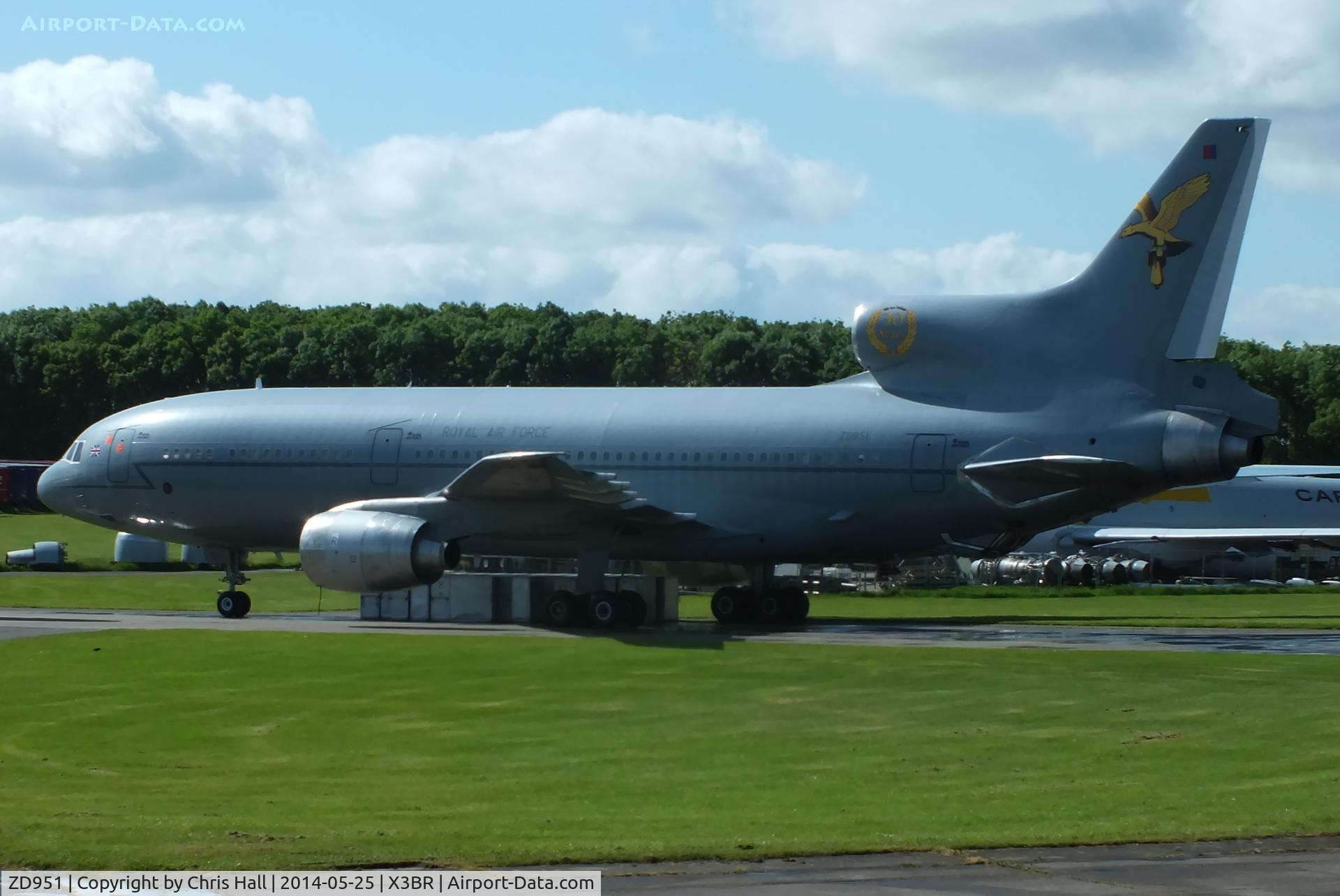 ZD951, 1979 Lockheed L-1011-385-3 TriStar K1 (500) C/N 193V-1165, stored at Bruntingthorpe