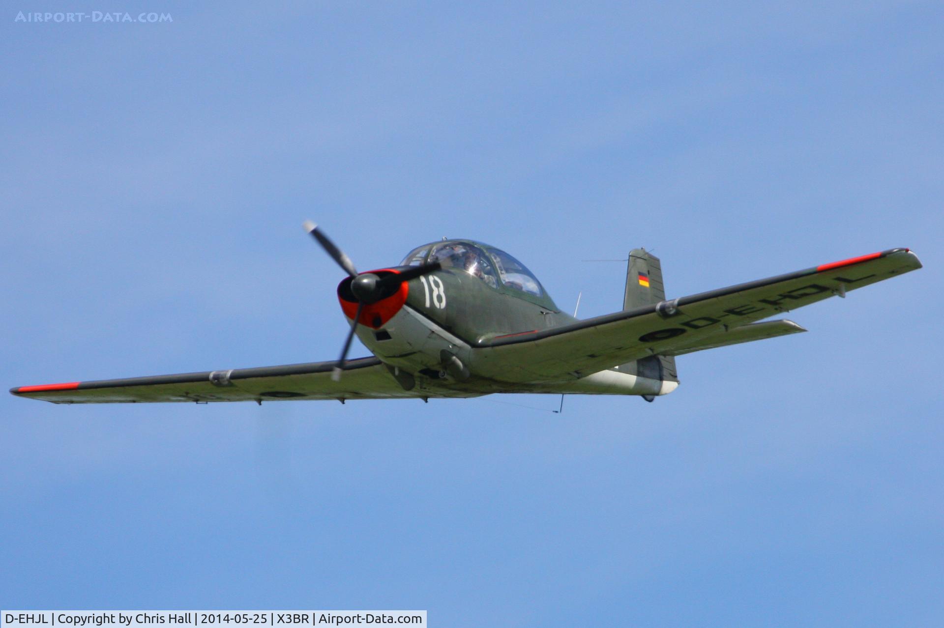 D-EHJL, Focke-Wulf FWP-149D C/N 45, visitor at the Cold War Jets Open Day 2014