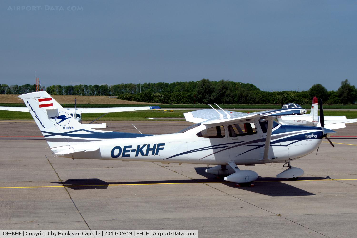 OE-KHF, Cessna T182T Turbo Turbo Skylane C/N T18208751, Austrian Cessna T182T parked at Lelystad, the Netherlands.