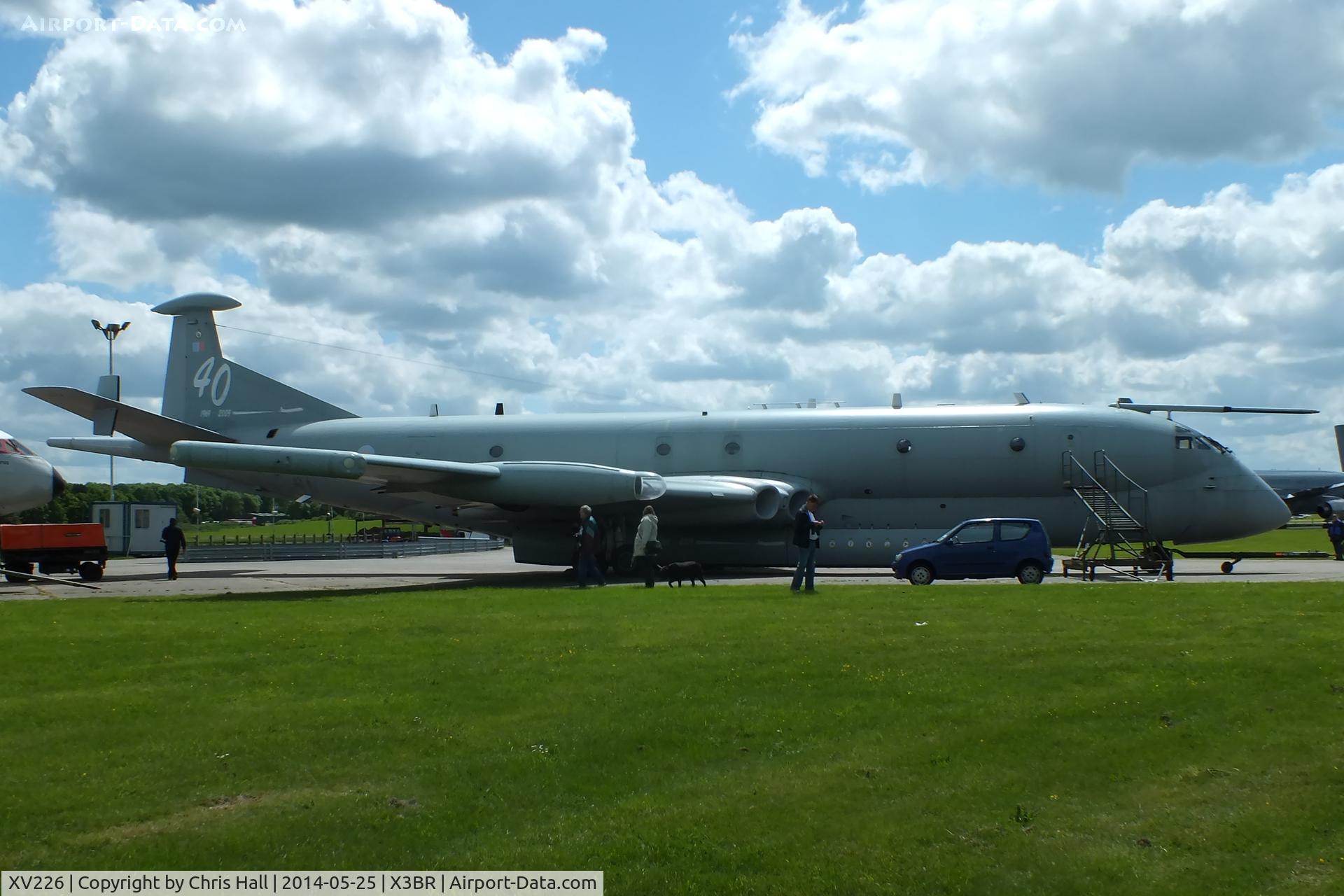 XV226, 1968 Hawker Siddeley Nimrod MR.2 C/N 8001, parked after its fast taxy run