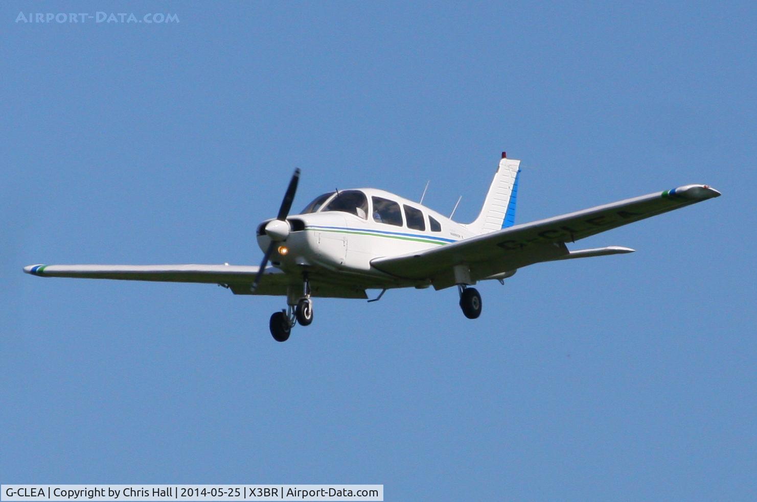 G-CLEA, 1978 Piper PA-28-161 Cherokee Warrior II C/N 28-7916081, visitor at the Cold War Jets Open Day 2014