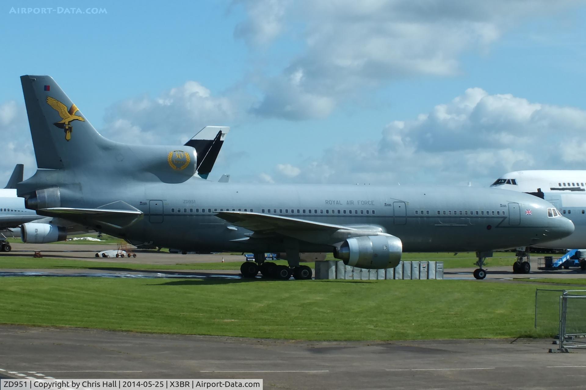 ZD951, 1979 Lockheed L-1011-385-3 TriStar K1 (500) C/N 193V-1165, stored at Bruntingthorpe