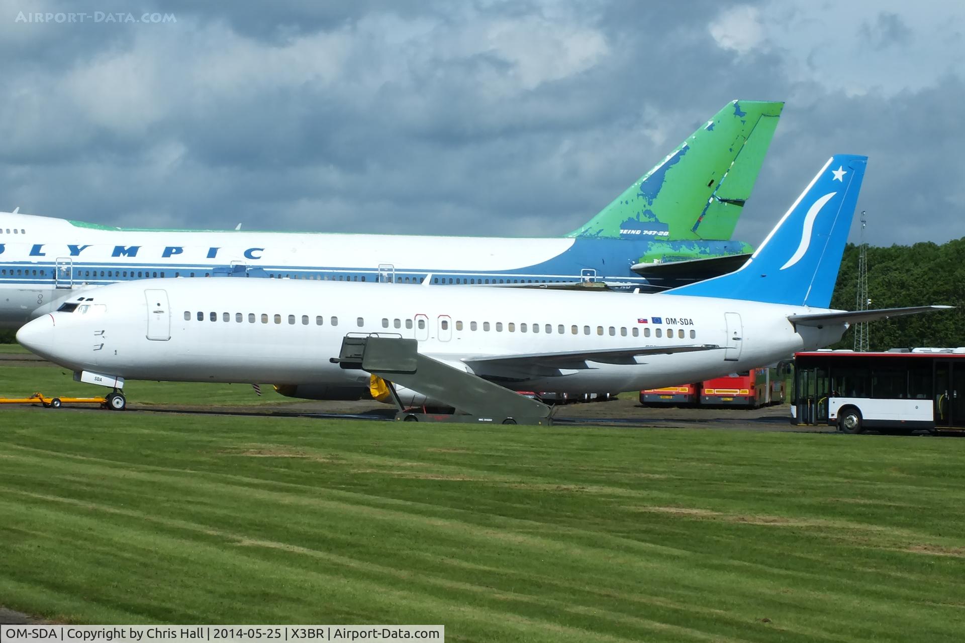 OM-SDA, 1991 Boeing 737-476 C/N 24438, Samair B737 stored at Bruntingthorpe