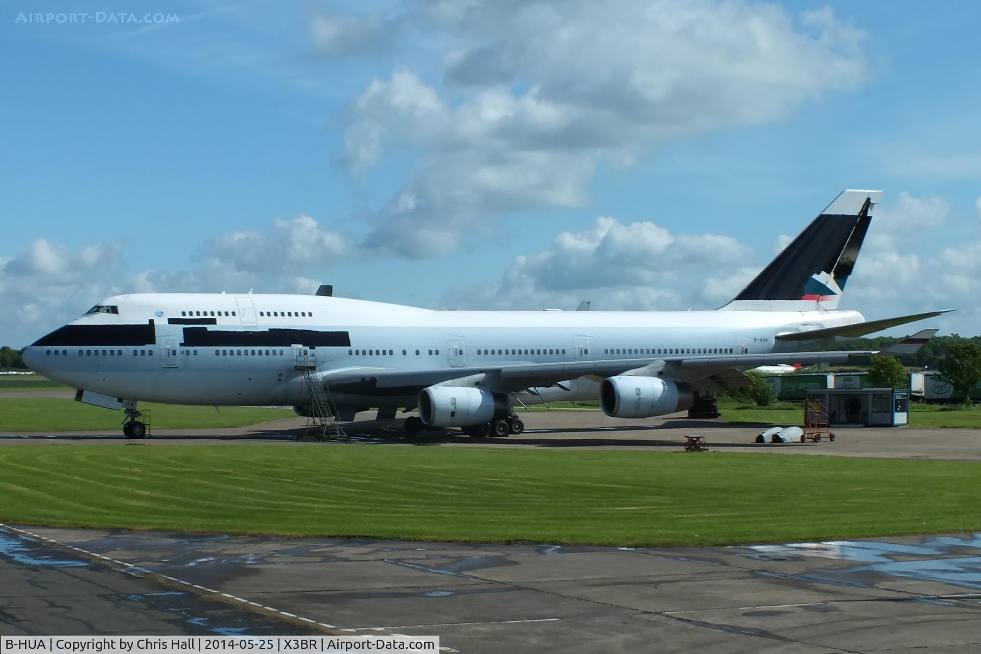 B-HUA, 1992 Boeing 747-467 C/N 25872, stored at Bruntingthorpe prior to being scrapped