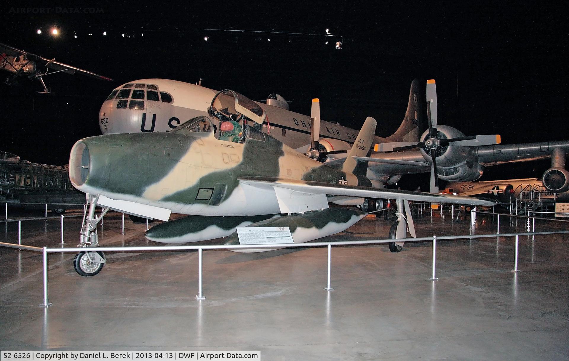 52-6526, 1952 Republic F-84F-40-RE Thunderstreak C/N Not found 52-6526, This aircraft has been around quite a bit!