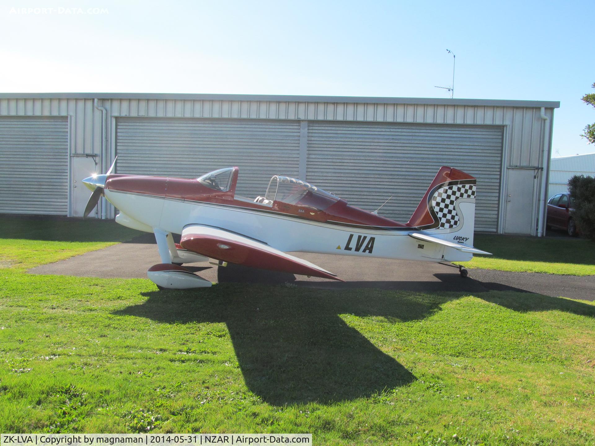 ZK-LVA, Vans RV-7 C/N 70907, at Ardmore for display tomorrow