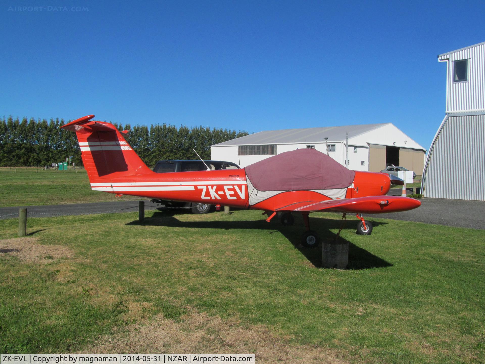 ZK-EVL, Piper PA-38-112 Tomahawk Tomahawk C/N 38-80A0061, Looking good against stunning winter sky