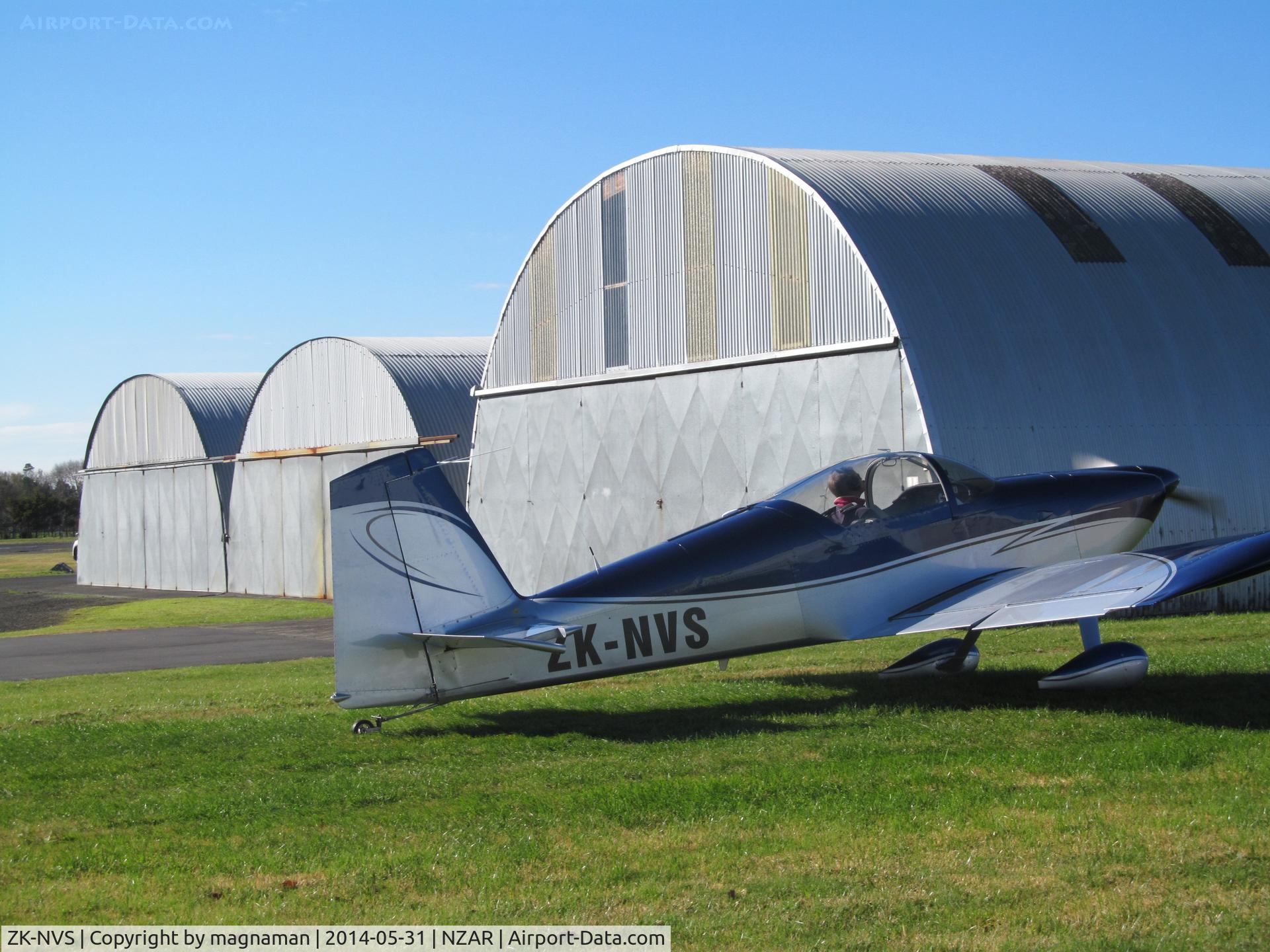ZK-NVS, 2009 Vans RV-7 C/N 72596, just snapped in time!