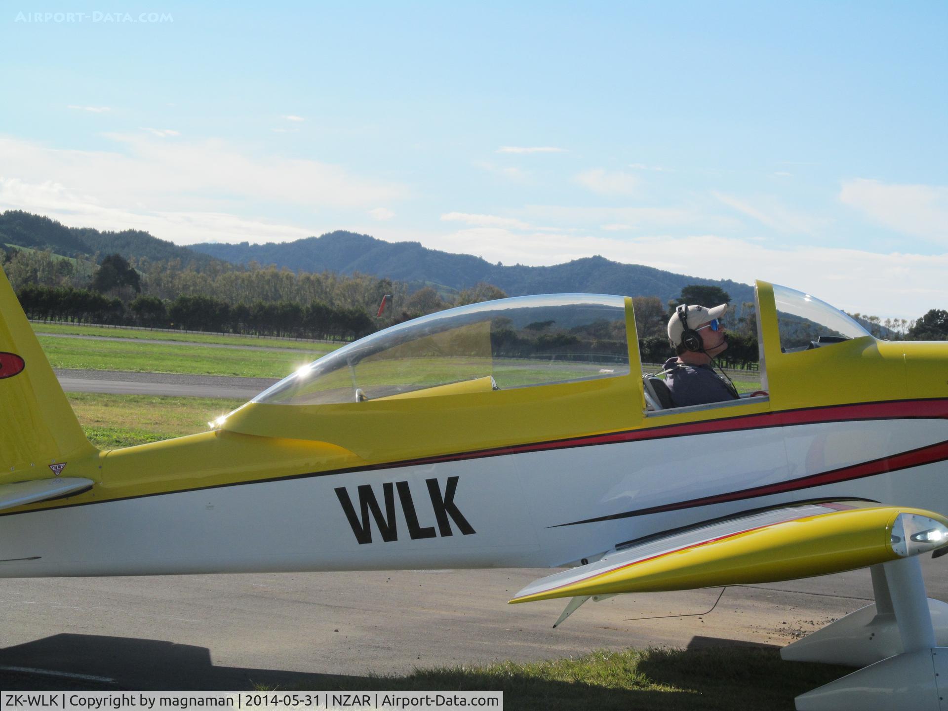 ZK-WLK, Vans RV-8 C/N 83304, close up