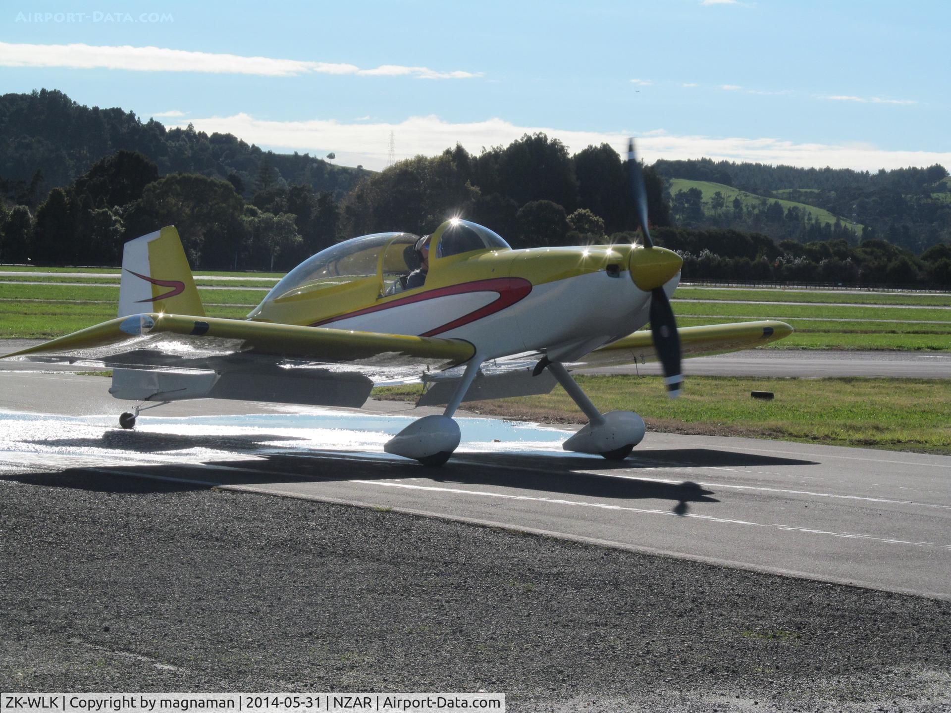 ZK-WLK, Vans RV-8 C/N 83304, helloooo