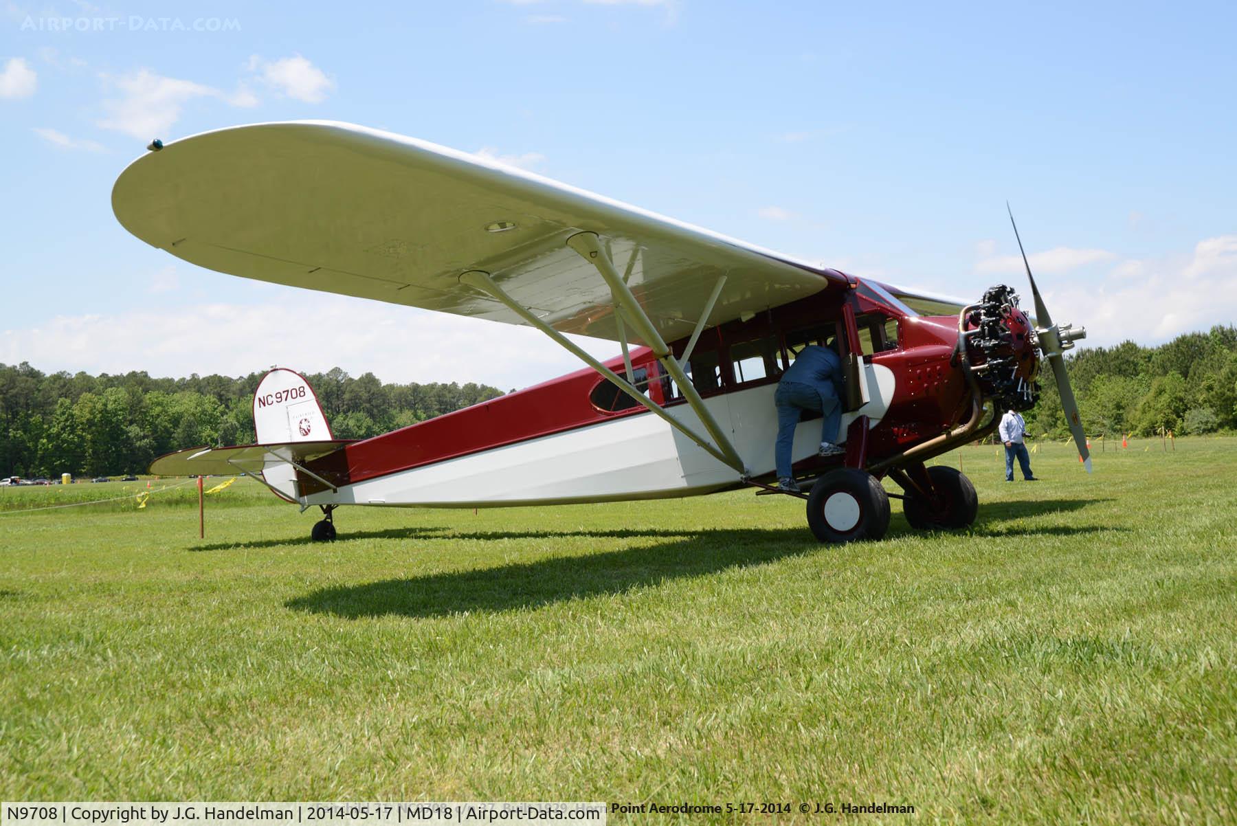 N9708, Fairchild 71 C/N 37, At Horn Pt. Aerodrome MD.