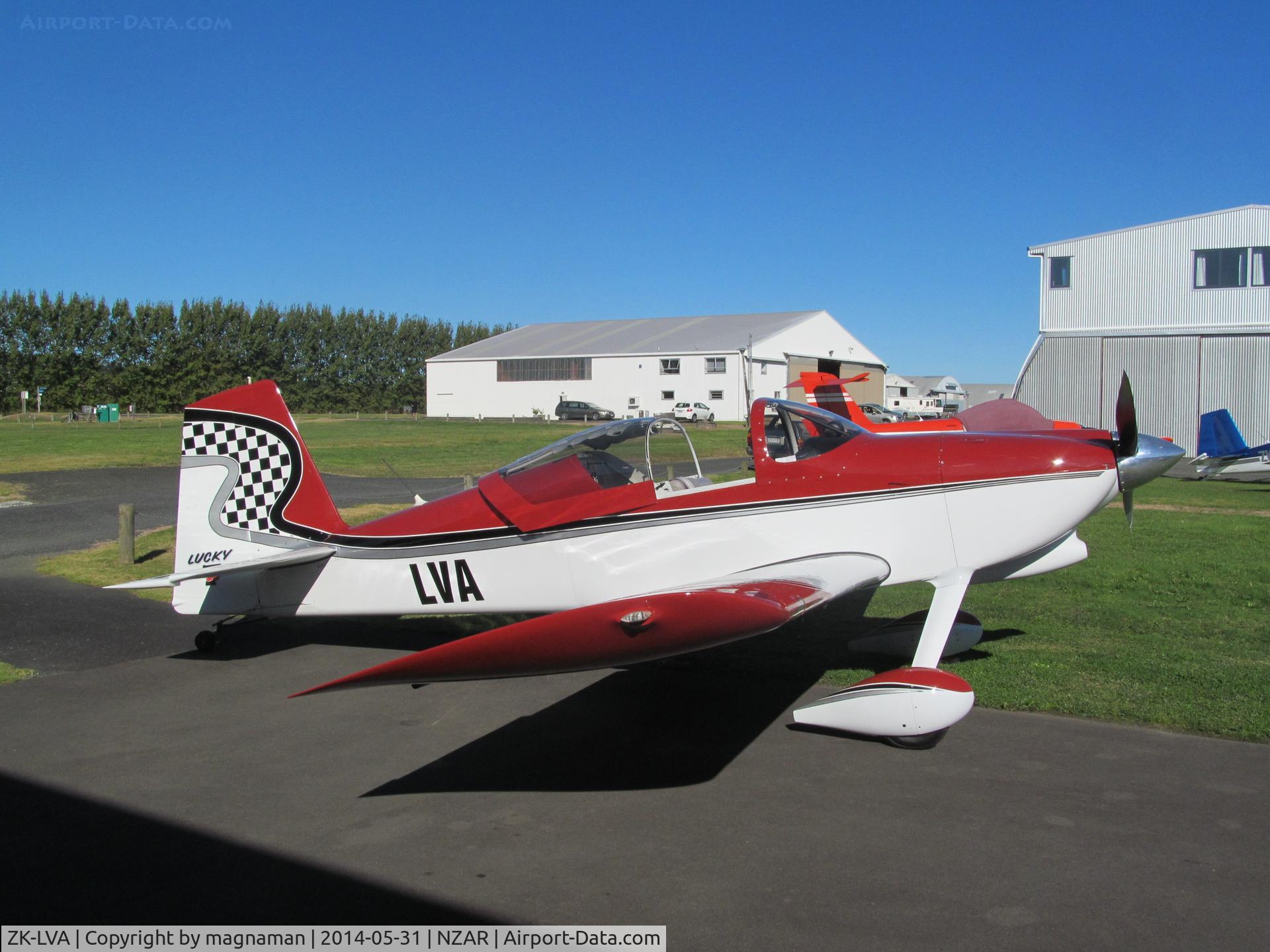 ZK-LVA, Vans RV-7 C/N 70907, Nice sunny day