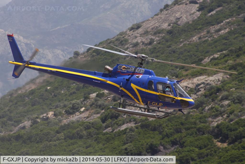 F-GXJP, Eurocopter AS-350B-2 Ecureuil C/N 9055, In flight