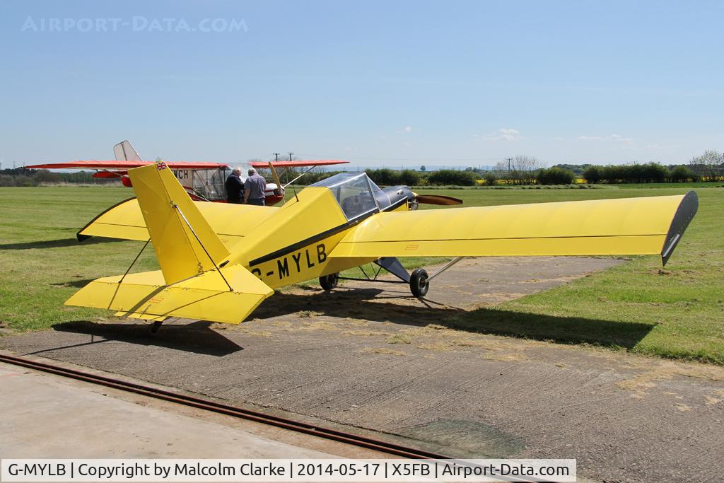 G-MYLB, 1993 Team Mini-Max 91 C/N PFA 186-12419, Team Minimax 91, Fishburn Airfield UK, May 2014.