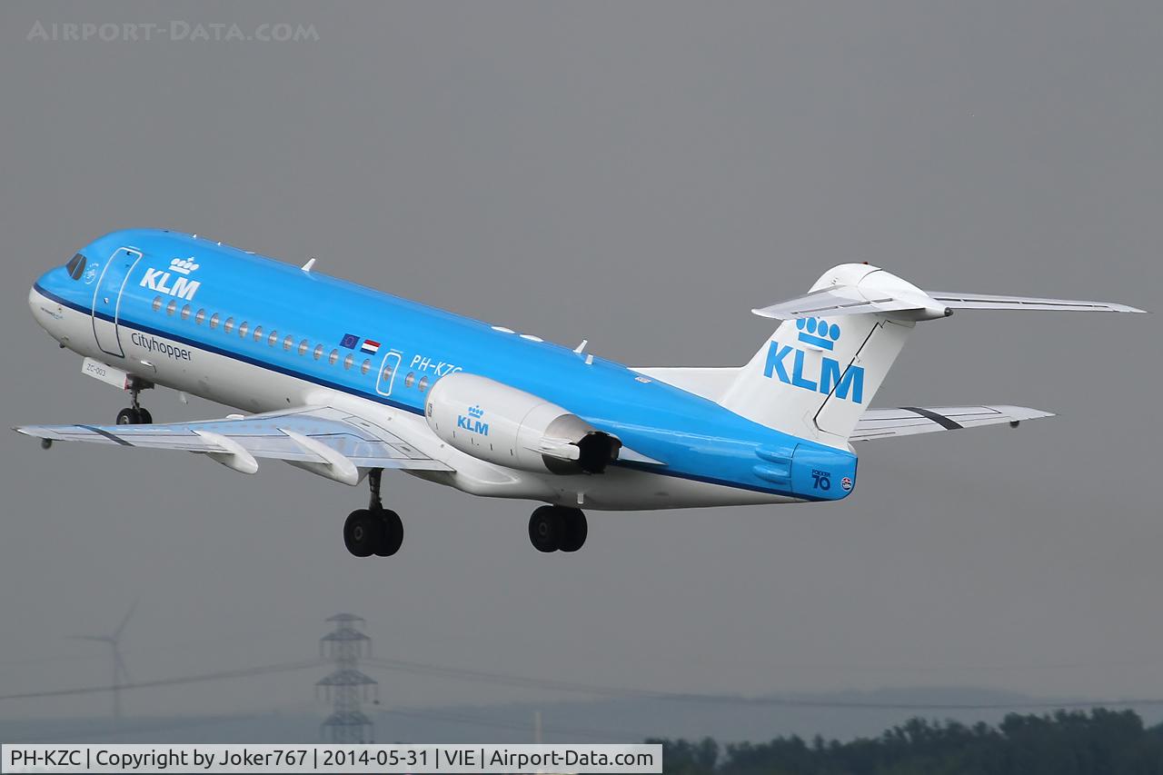 PH-KZC, 1996 Fokker 70 (F-28-0070) C/N 11566, KLM - Royal Dutch Airlines