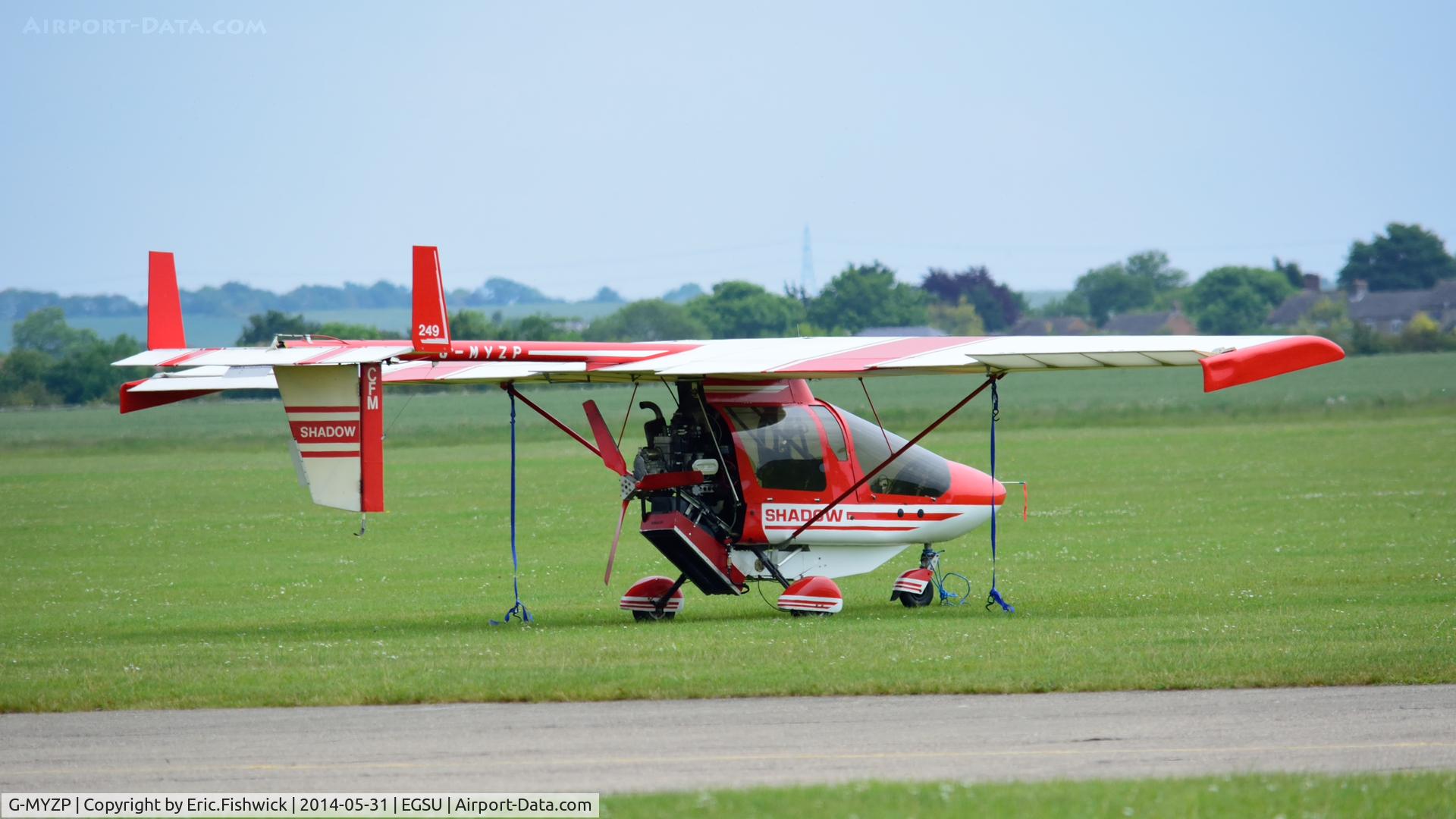 G-MYZP, 1995 CFM Shadow Series DD C/N PFA 161-12914, 2. G-MYZP visiting Duxford Airfield.