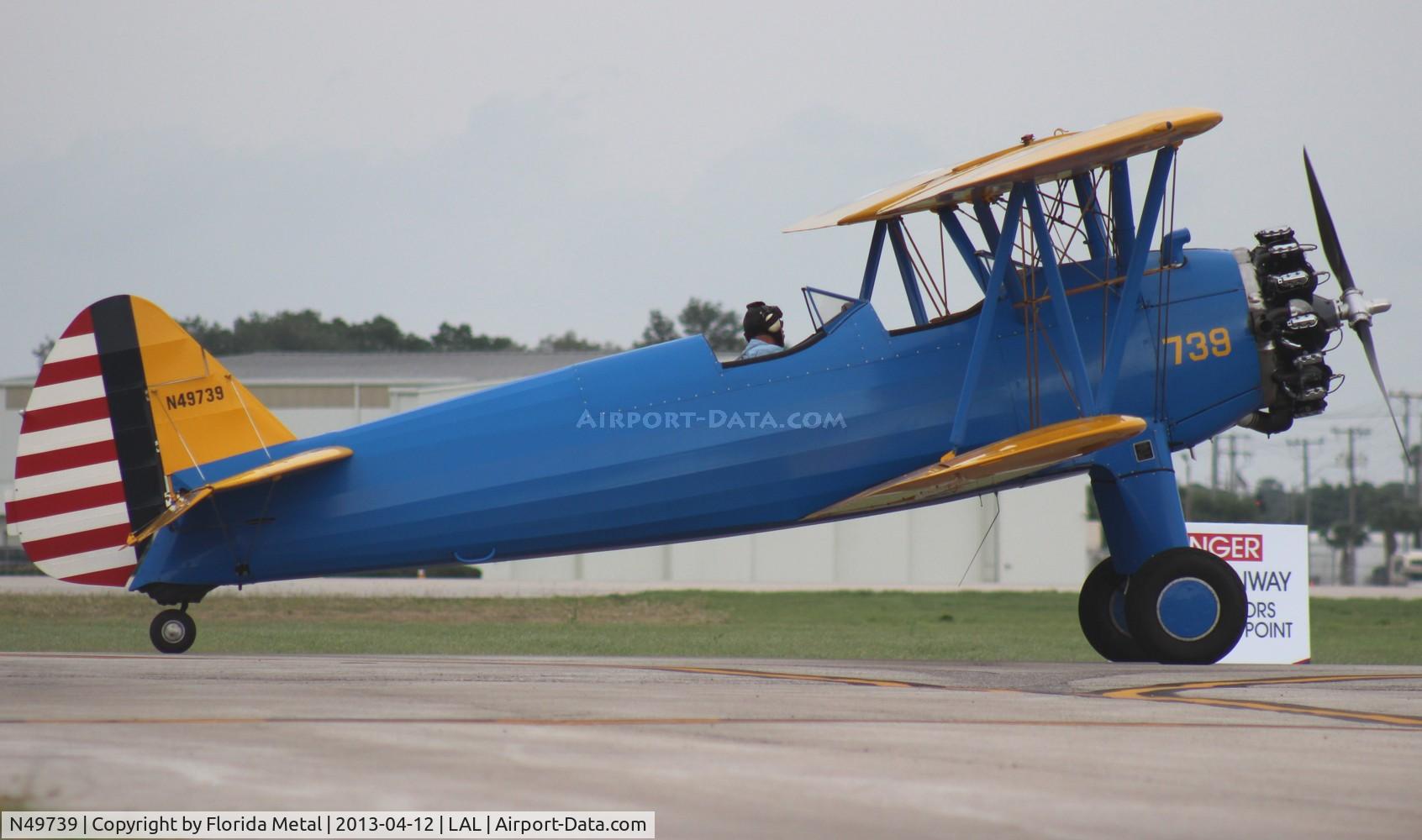 N49739, 1943 Boeing A75N1(PT17) C/N 75-4462, John Mohr in his PT-17