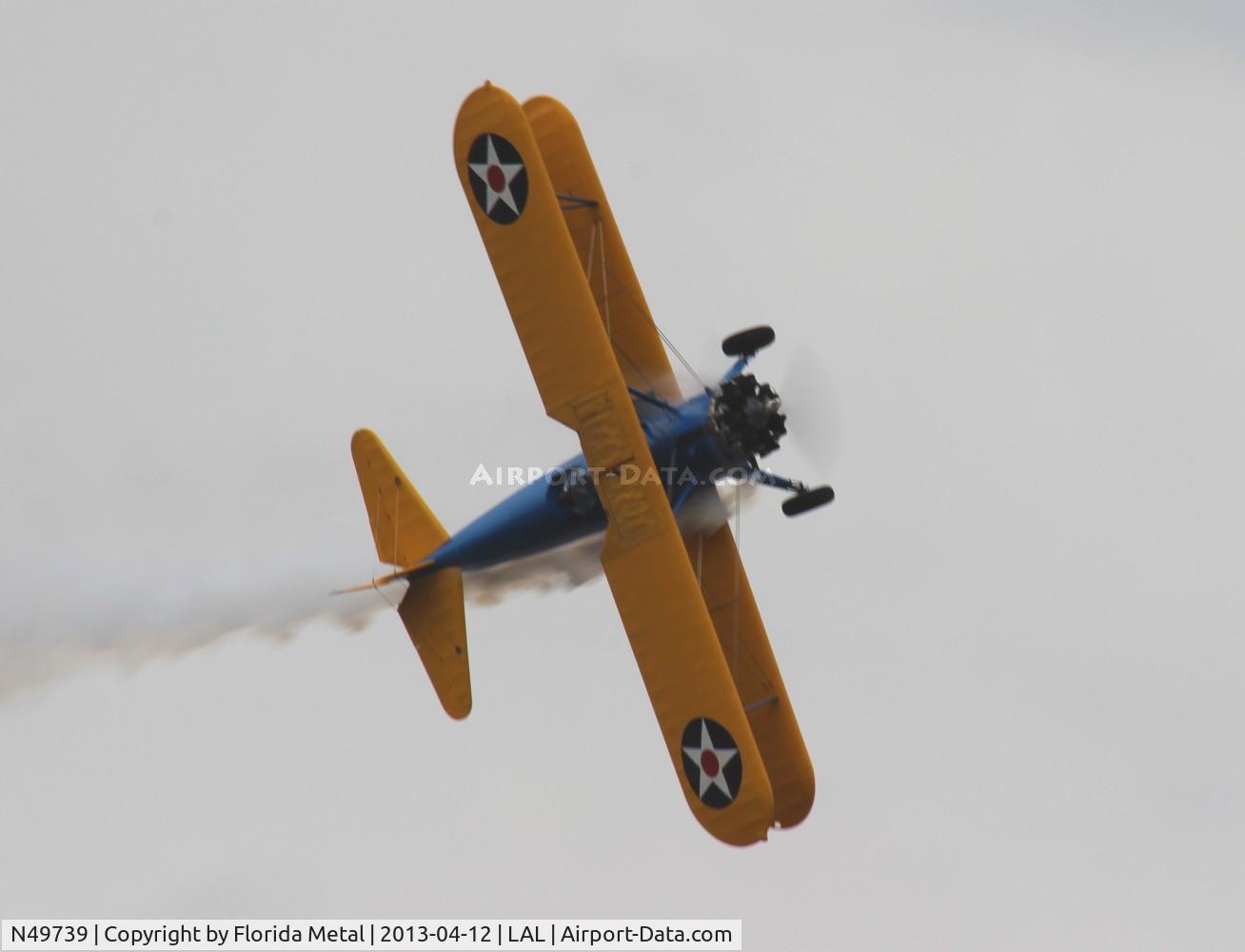 N49739, 1943 Boeing A75N1(PT17) C/N 75-4462, John Mohr PT-17 at Sun N Fun