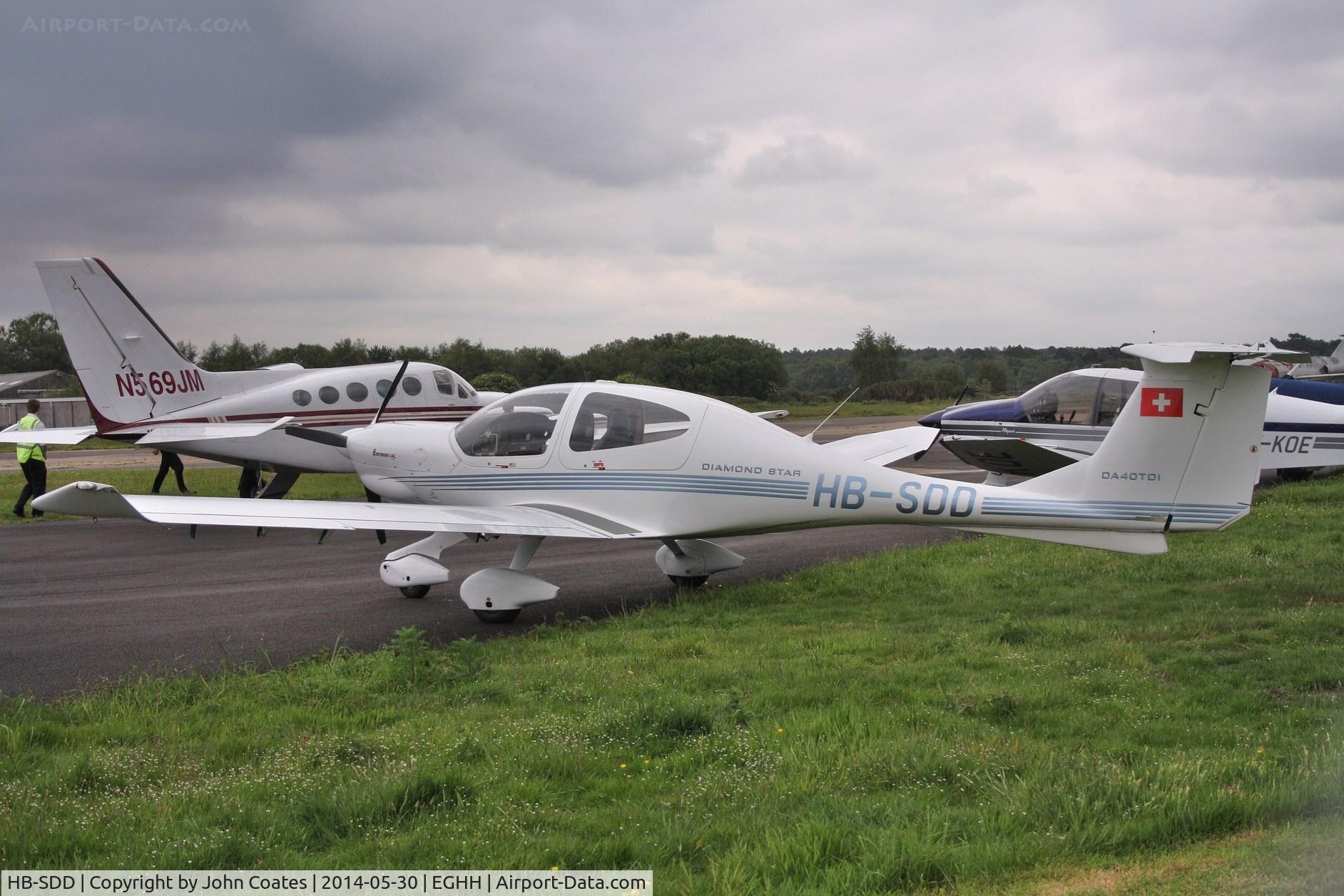 HB-SDD, 2003 Diamond DA-40D Diamond Star C/N D4.017, At BHL