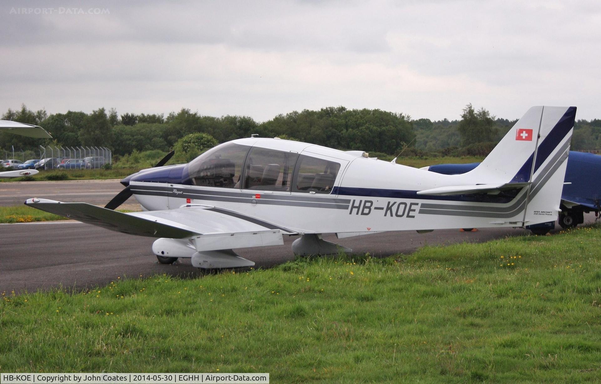 HB-KOE, 2004 Robin DR-400-180 Regent Regent C/N 2569, At BHL