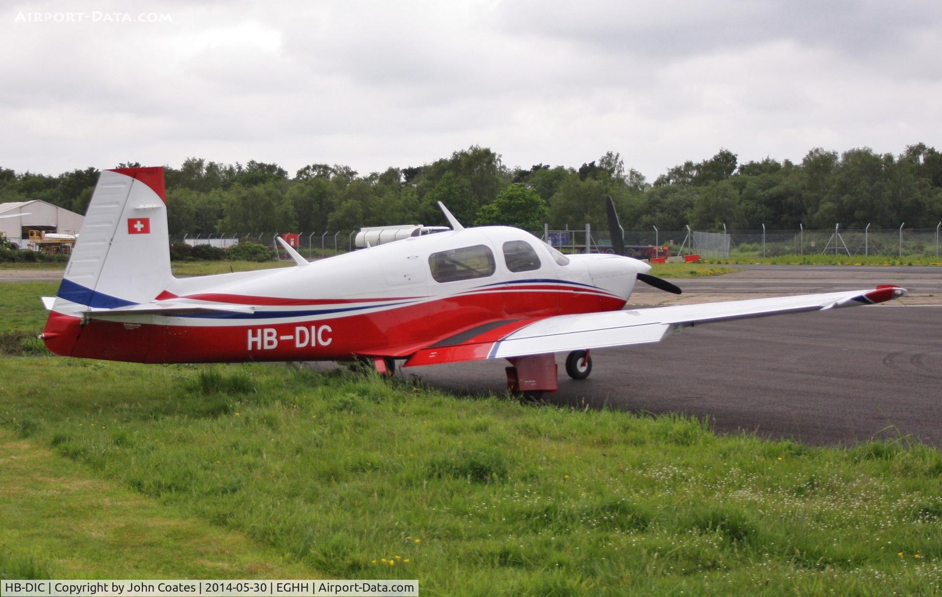 HB-DIC, 1992 Mooney M20J 201 C/N 24-3240, At BHL