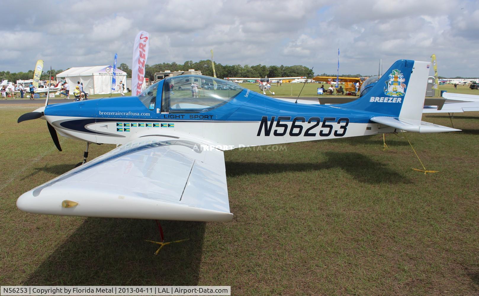 N56253, 2007 Breezer Light Sport Aircraft C/N 005LSA, Breezer