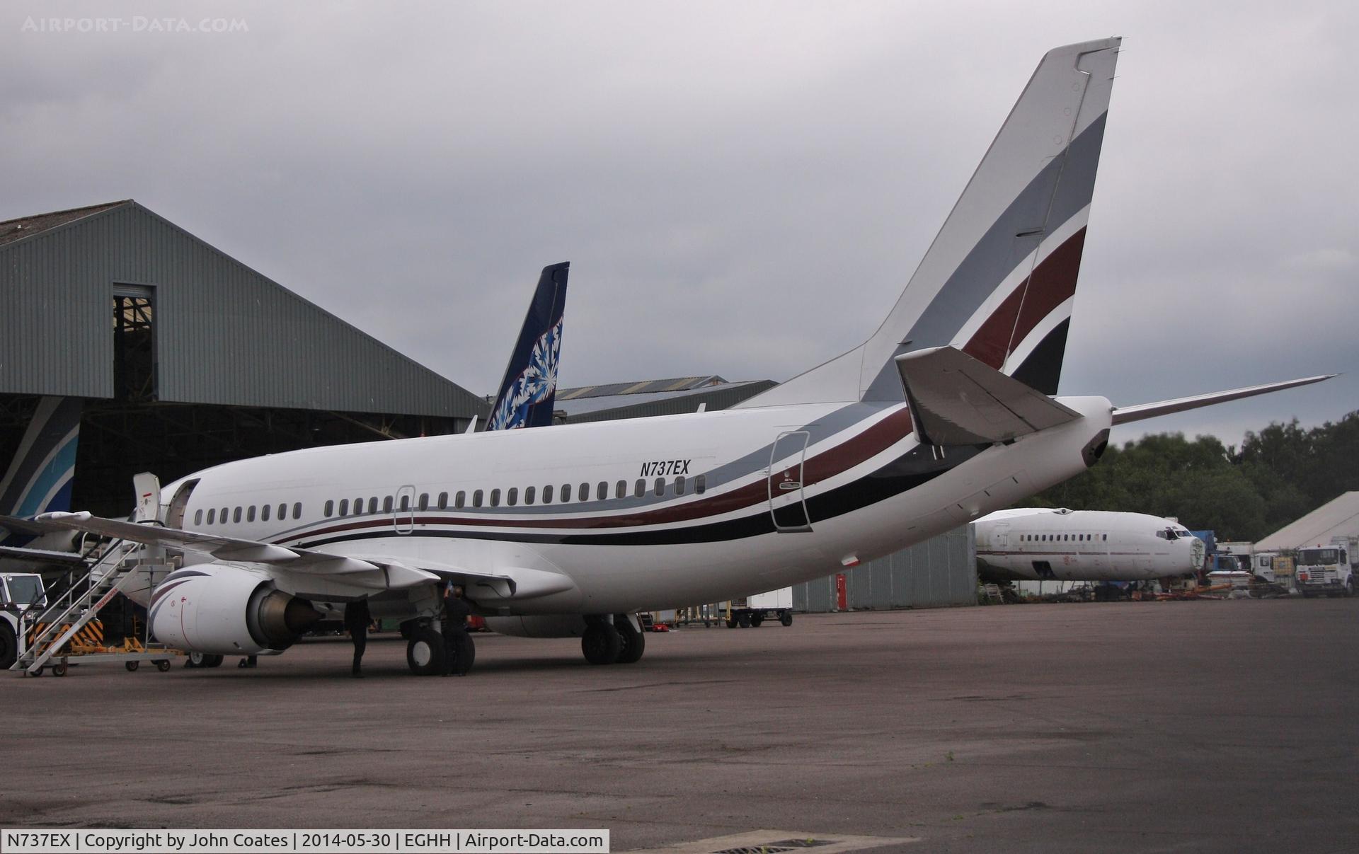 N737EX, 1991 Boeing 737-505 C/N 24645, At European