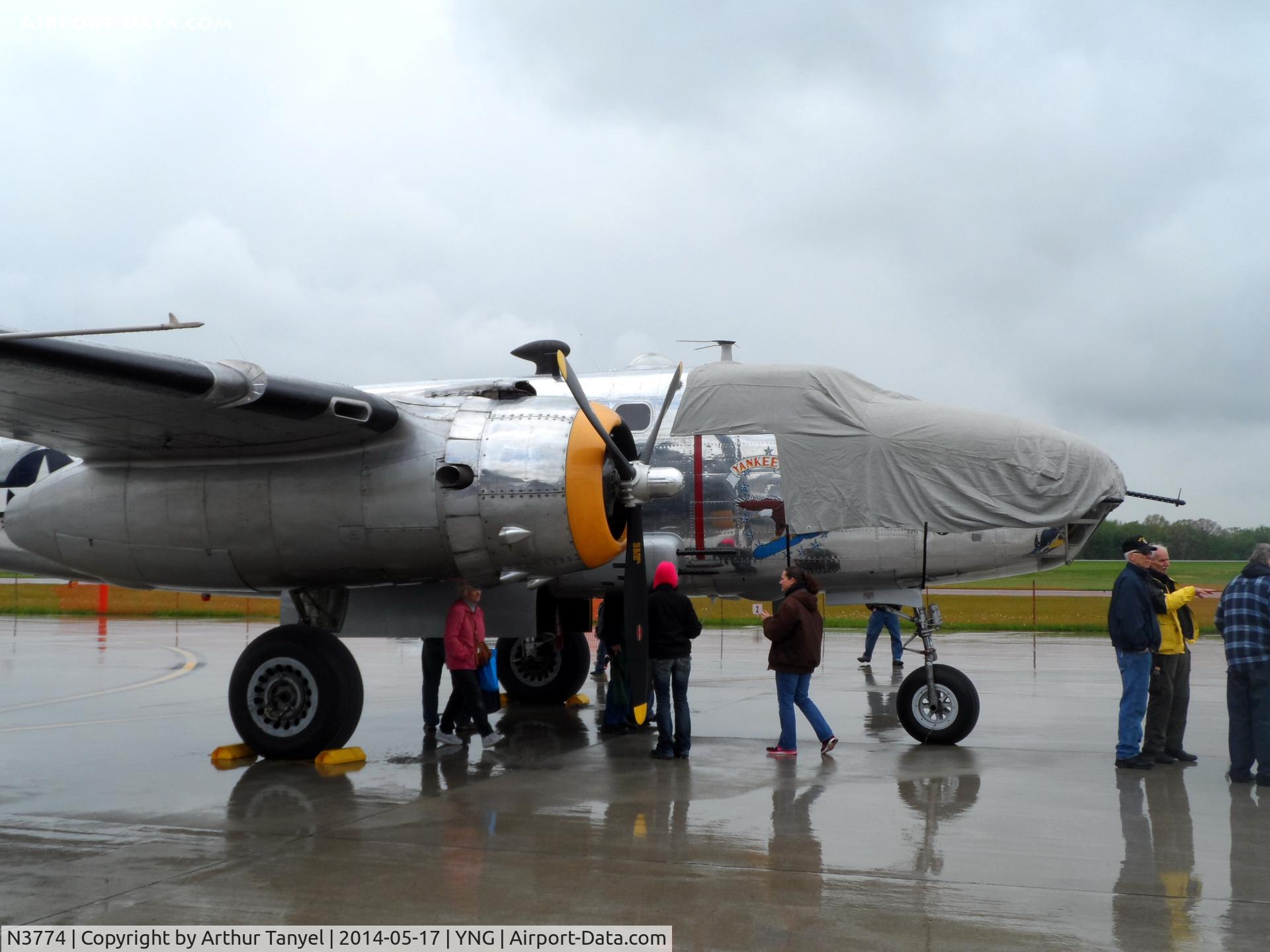 N3774, 1943 North American B-25D Mitchell C/N 100-23960, On display @ the Youngstown Airshow