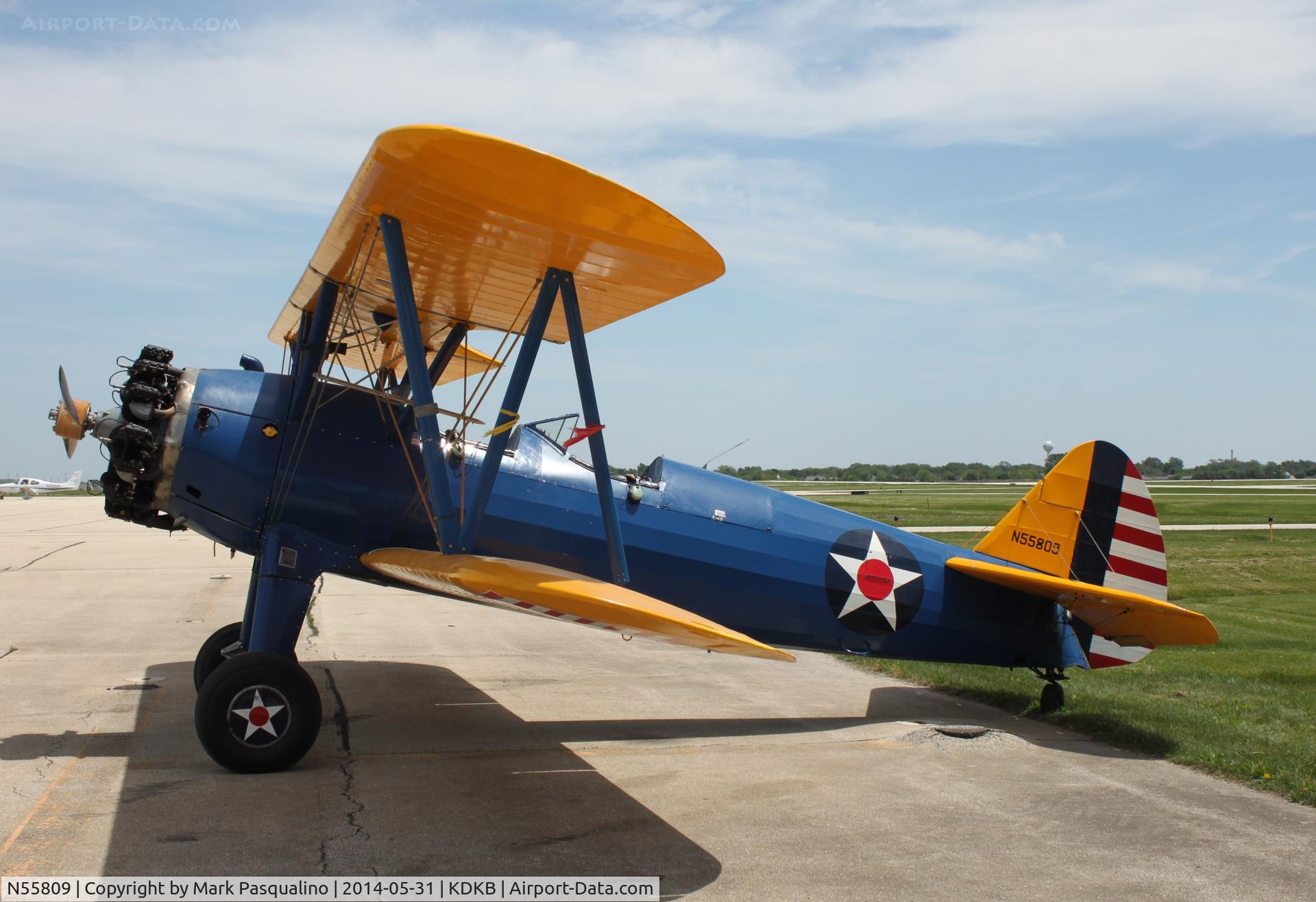 N55809, 1943 Boeing A75N1 (PT17) C/N 75-4690, Stearman