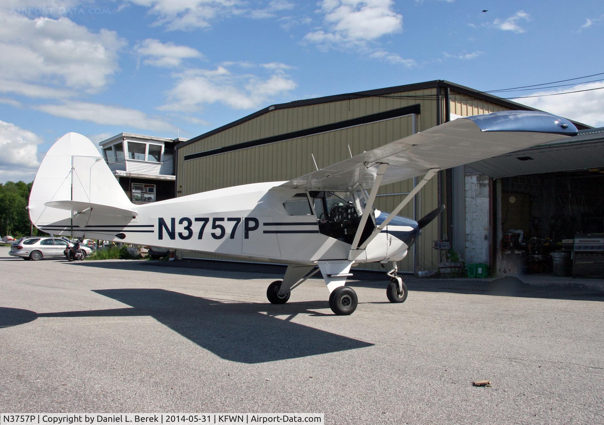 N3757P, 1955 Piper PA-22-150 C/N 22-3478, Beautiful old Tri-Pacer shows off her plumage.