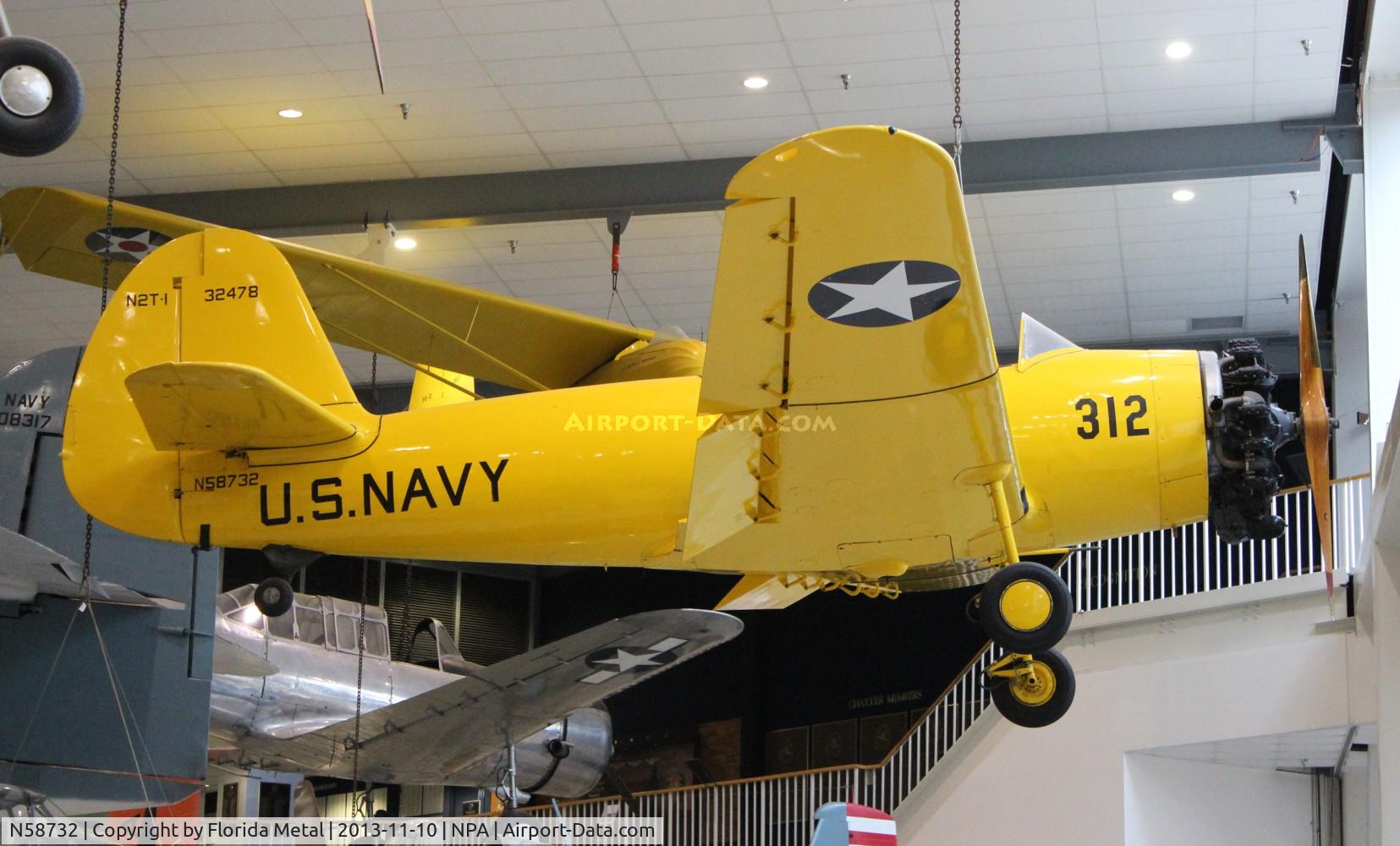N58732, 1943 Timm N2T-1 C/N 216, Timm N2T-1 at Naval Aviation Museum