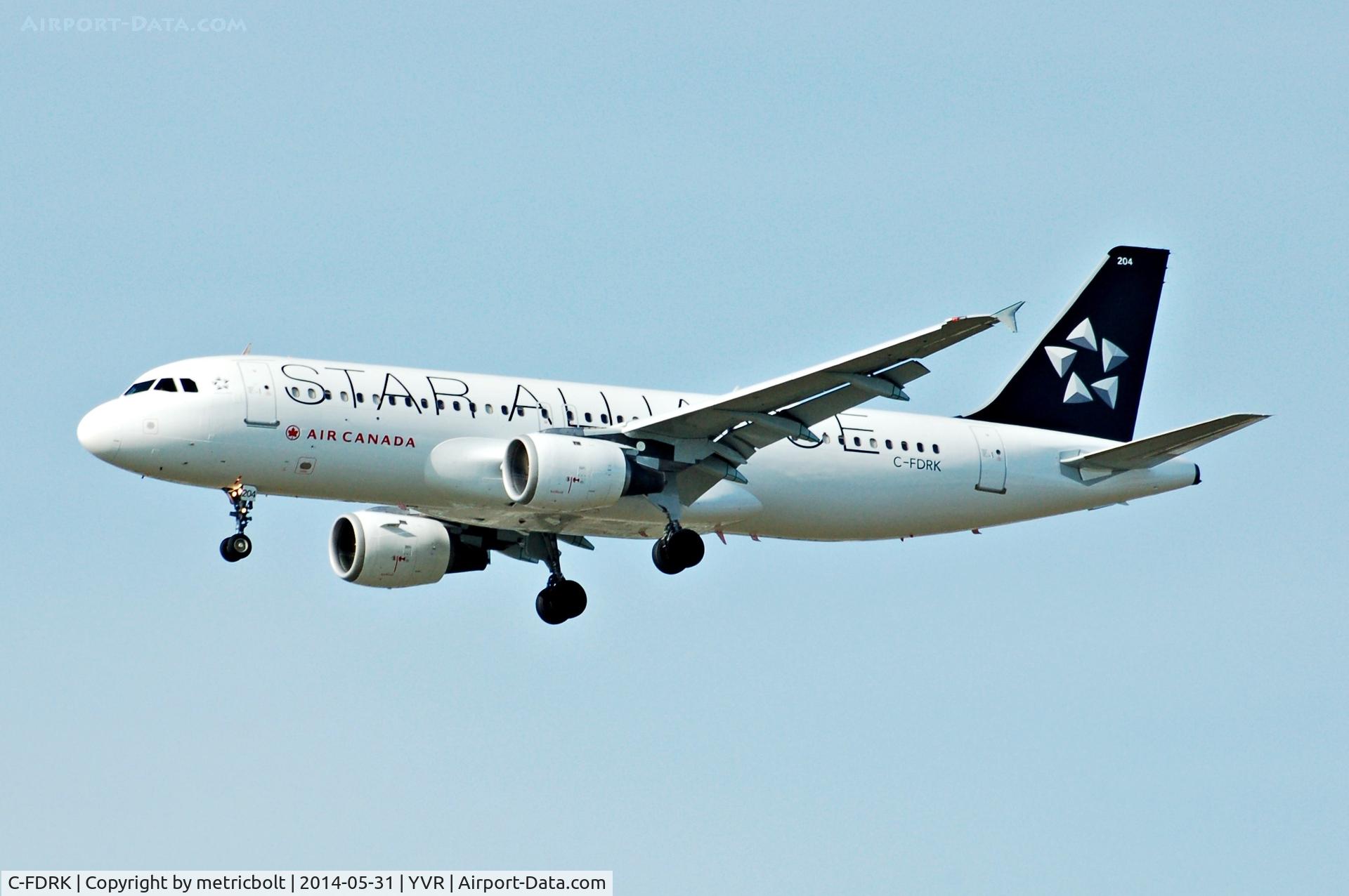 C-FDRK, 1990 Airbus A320-211 C/N 084, Star Alliance logojet