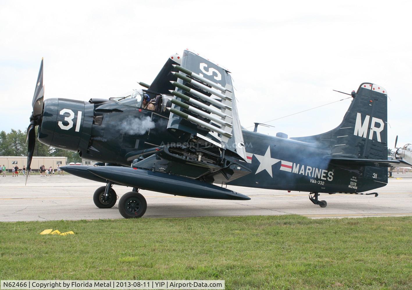 N62466, 1955 Douglas EA-1E Skyraider C/N 10255 (135178), EA-1E Skyraider at Thunder Over Michigan