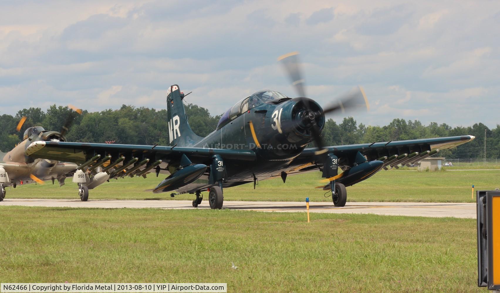 N62466, 1955 Douglas EA-1E Skyraider C/N 10255 (135178), EA-1E Skyraider at Thunder Over Michigan