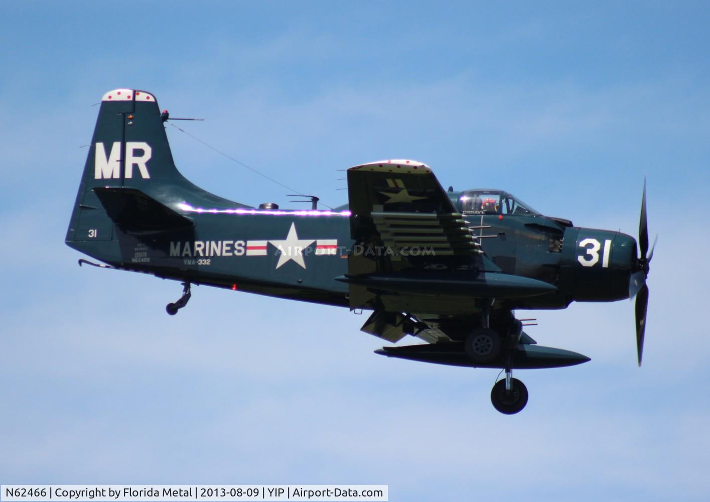 N62466, 1955 Douglas EA-1E Skyraider C/N 10255 (135178), EA-1E Skyraider at Thunder Over Michigan