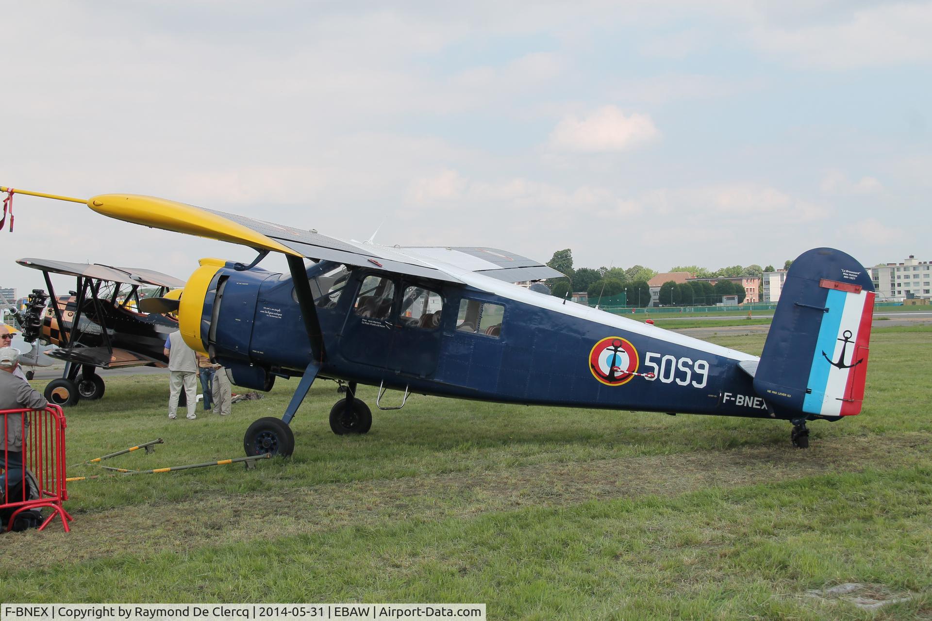 F-BNEX, 1958 Max Holste MH-1521C-1 Broussard C/N 108, Stampe Fly Inn, Antwerp Airport.