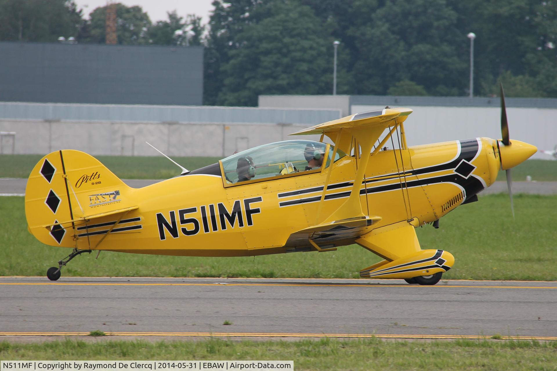 N511MF, 1988 Christen Pitts S-2B Special C/N 5149, Stampe Fly Inn, Antwerp Airport.
