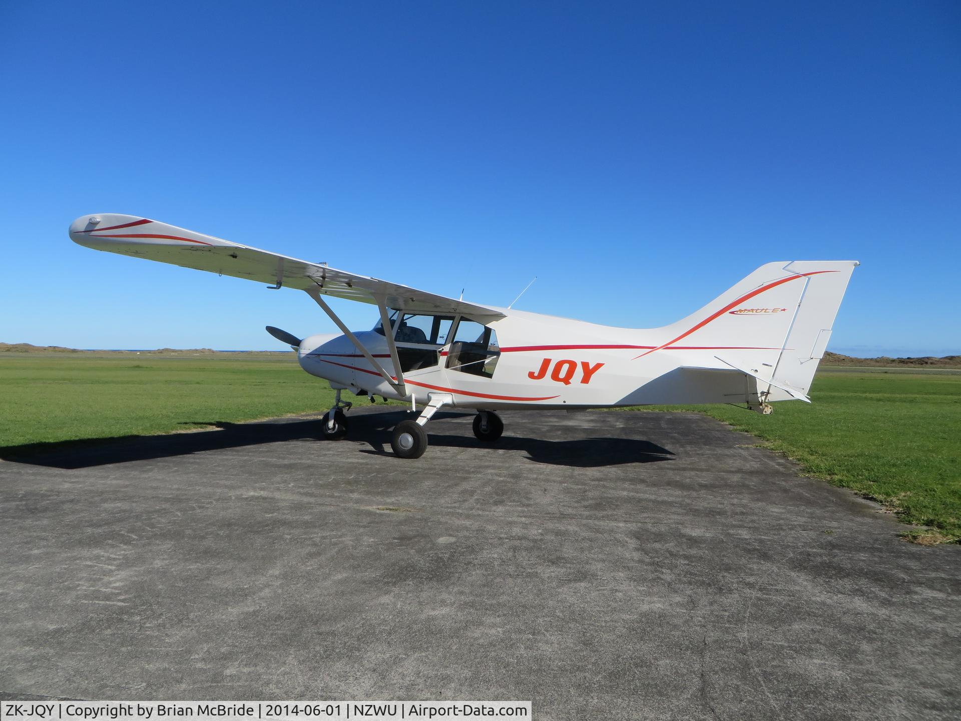 ZK-JQY, Maule MXT-7-180 Star Rocket C/N 14120C, Maule MXT-7-180 Star Rocket. ZK-JQY cn 14120C. Wanganui (WAG NZWU). Image © Brian McBride. 01 June 2014