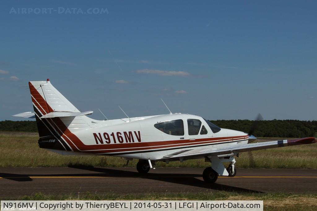 N916MV, 2014 Rockwell Commander 114 C/N 14359, In step at Dijon-Darois.