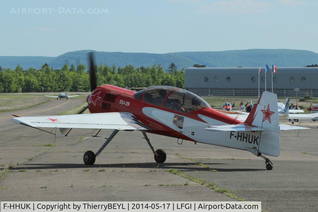 F-HHUK, Sukhoi Su-29 C/N Not found F-HHUK, Taxying at Dijon-Darois.